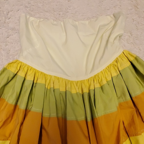 ts dixin stripe flare midi dress - Picture 2 of 6